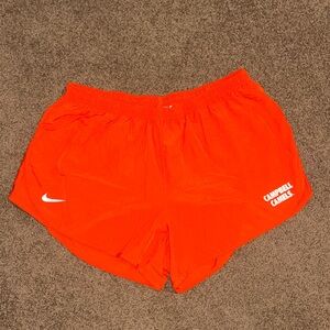 Campbell University  Orange Nike Shorts